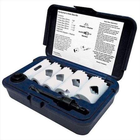 Disston Disston D9595 Blu-Mol Handyman S Xtreme Bi-Metal Hole Saw Kit; 7 Pieces D9595